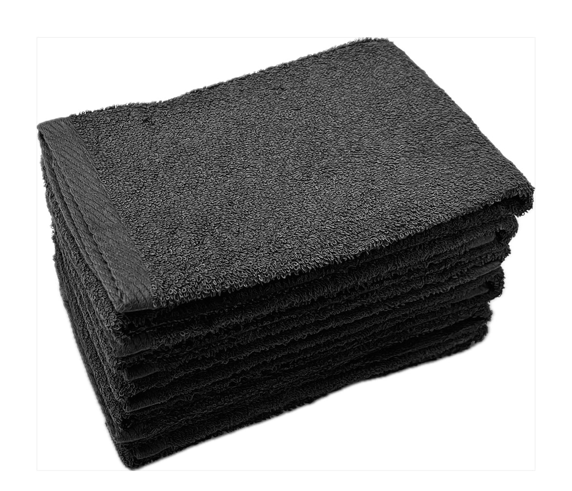 ProTex™ Dark Grey Nail 16"x29" Towels - 6/Pack - 1.2 lb per pk