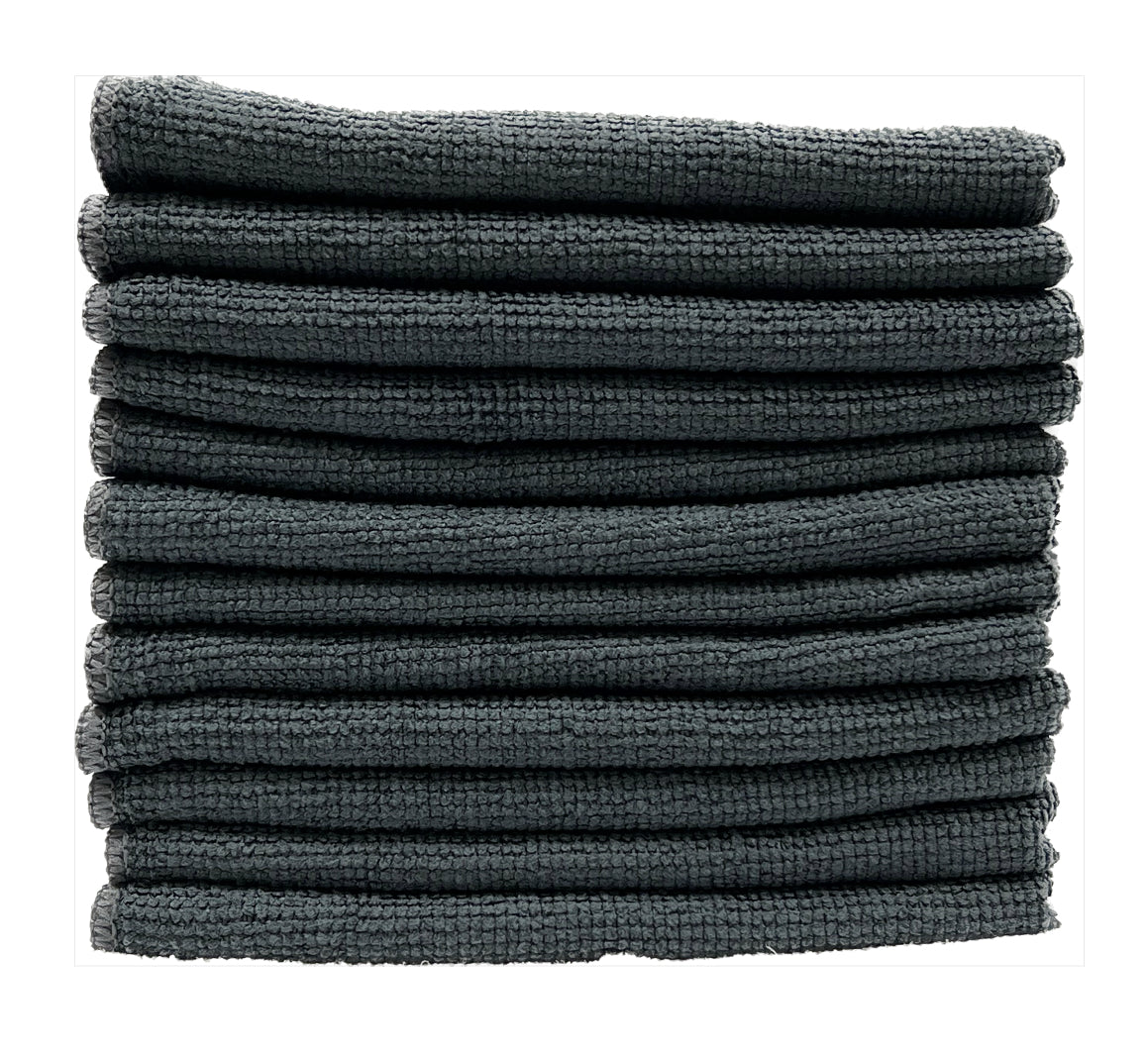 ProTex micro4™ Microfiber 12"x12" Towels - 12/Pack - 0.5 lb per pk