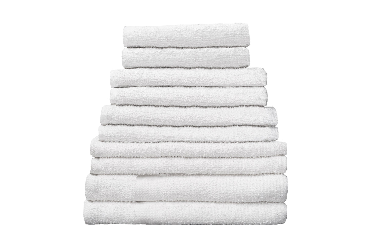 ProTex EssentialsPRO™ Large White Towels Towel Emporium