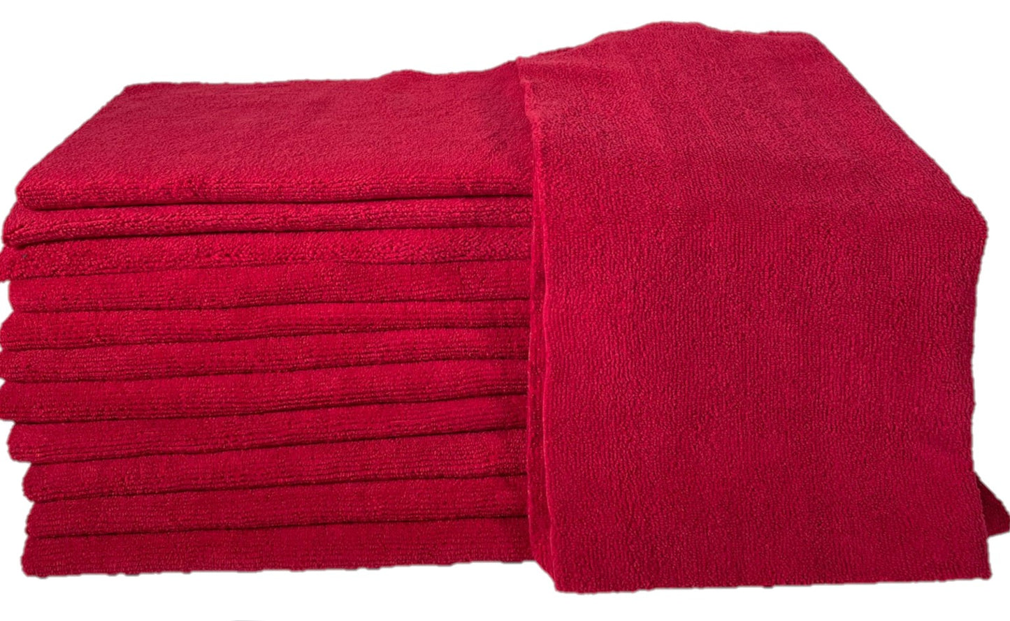 ProTex micro4™ Microfiber Edgeless Terry 70/30 Polyester/Polyamide 16"x16" Towels - 12/Pack - 1.55 lb per pk