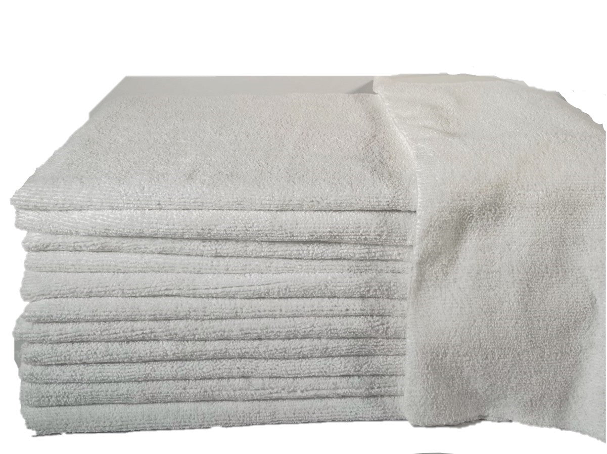 ProTex micro4™ Microfiber Edgeless Terry 70/30 Polyester/Polyamide 16"x16" Towels - 12/Pack - 1.55 lb per pk