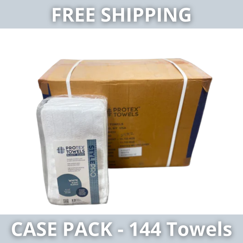 ProTex Bleach Guard StylePRO™ 16"x29" Towels - Case Pack - 3.3 lb per pk