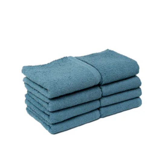 ProTex True Blue™ 100% Cotton 20"x20" Towels - 12/Pack - 3.0 lb per pk