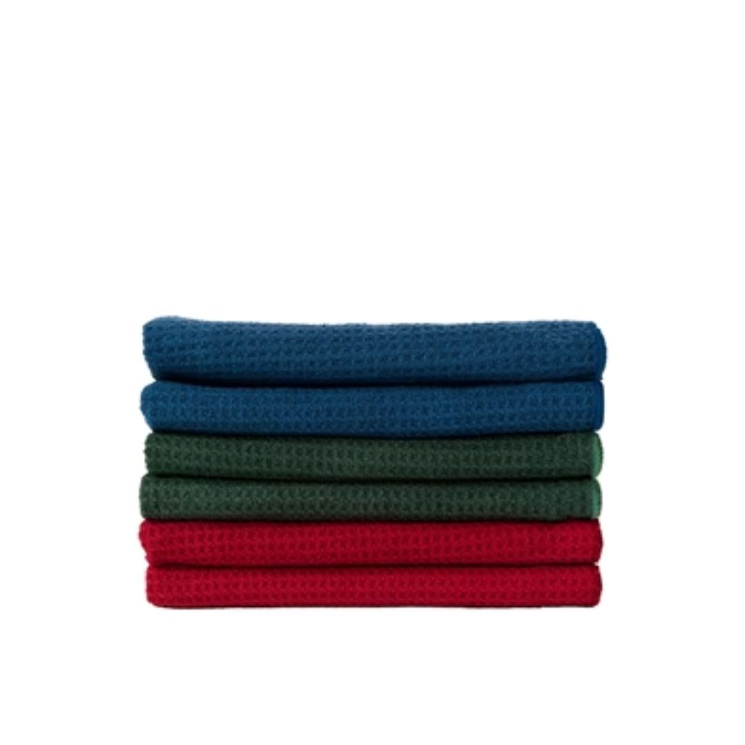 Partex micro4™ Microfiber Waffle Weave 24"x24" Towels - 12/Pack - 4.0 lb per pk