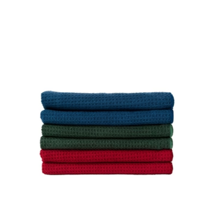 Partex micro4™ Microfiber Waffle Weave 24"x24" Towels - 12/Pack - 4.0 lb per pk