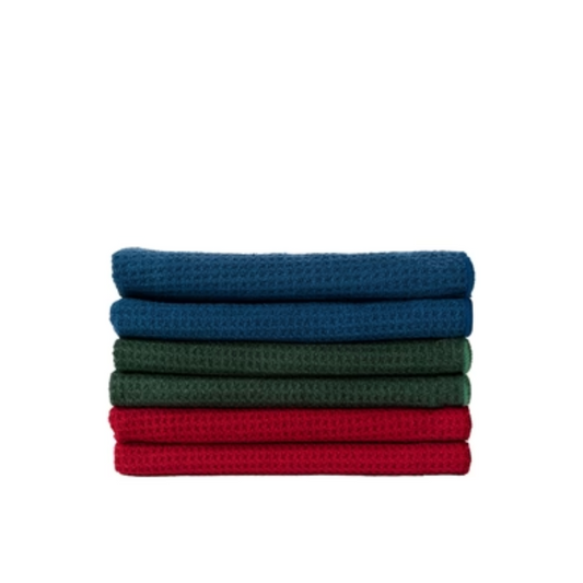 Partex micro4™ Microfiber Waffle Weave 16"x24" Towels - 12/Pack - 3.0 lb per pk