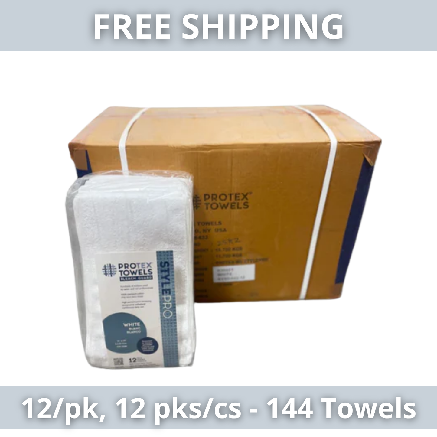 ProTex Bleach Guard StylePRO™ 16"x29" 3.3 lb/12Pk 144 Towels/Case