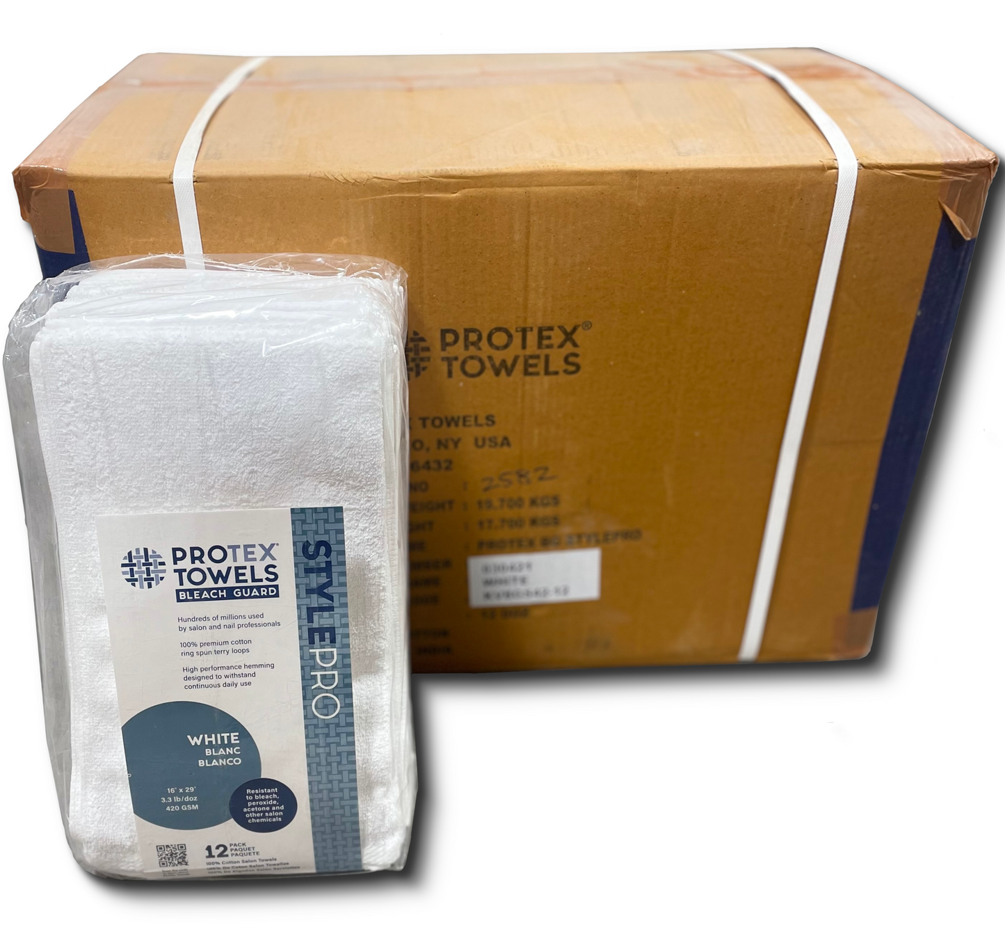 ProTex Bleach Guard StylePRO™ Towels - Case Pack