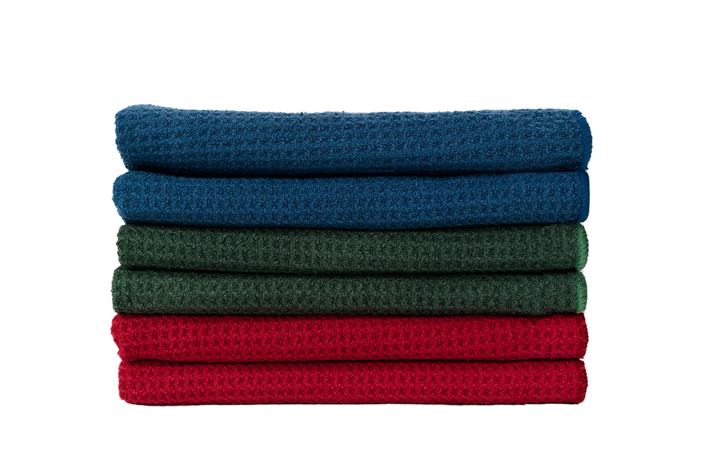 Blue Horizon Large Microfiber Cleaning Towels, 36-Pack, Ultra Soft Plush Washcloths, Professional Grade Premium Microfiber Detailing Cleaning Cloth for Car