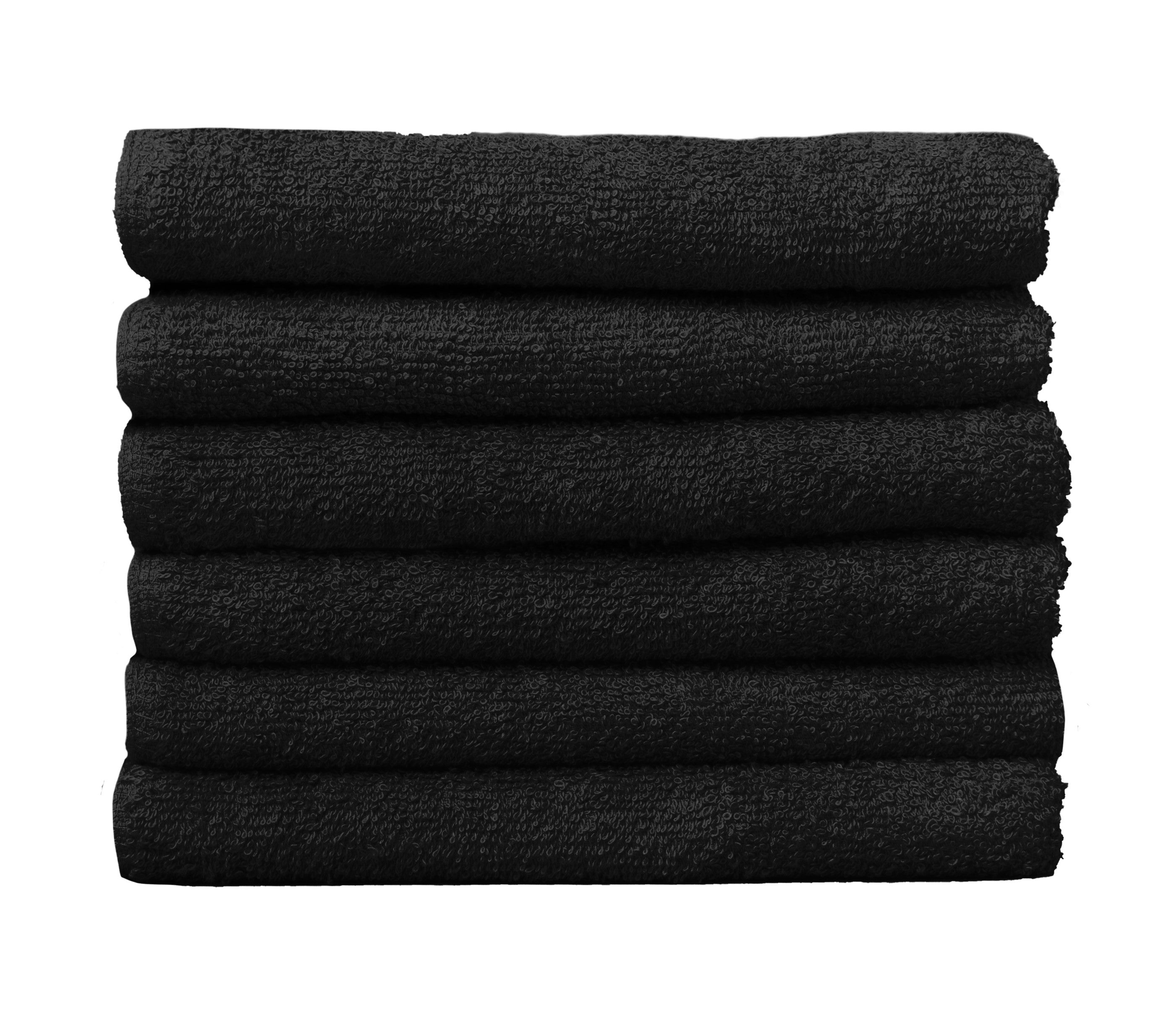 Black Protex Bleach Guard Onyx Towels - 16 x 29