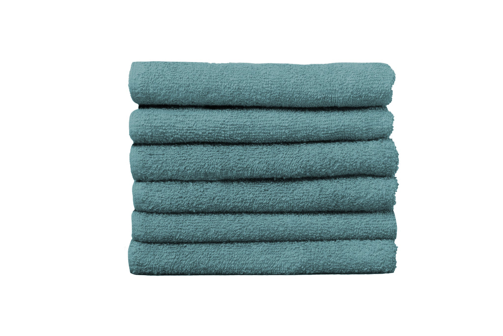 Closeout Pricing! Partex Bleach Guard Royale™ Slate Green Towels - Limited Stock!